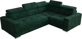 Γωνιακός Καναπές April Max-Prasino-Δεξιά - 270.00Χ197.00Χ95.00cm
