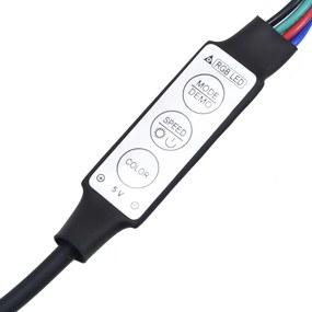 LED κεφαλάρι Παλιό ξύλο 200x18,5x103,5 cm Κατασκευασμένο ξύλο - Καφέ