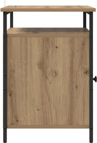 vidaXL Κομοδίνο Artisan Oak 40 x 42 x 60 εκ. Επεξεργασμένο ξύλο