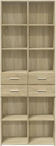 vidaXL Ντουλάπι Sonoma Δρυς 70x42,5x185 εκ. από Επεξεργασμένο Ξύλο