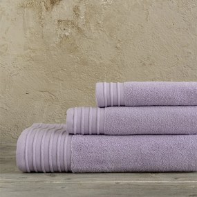 Πετσέτα Feel Fresh Lilac Nima Σώματος 90x145cm 100% Βαμβάκι