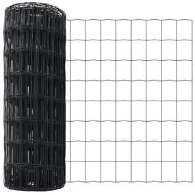 vidaXL Euro Fence Γκρι 0.4x10 μ Σίδηρος