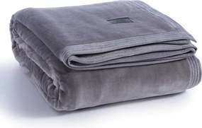 Κουβέρτα Βελουτέ Υπέρδιπλη (230x240) Nef-Nef Homeware Velosso Grey
