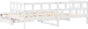 vidaXL Καναπές Κρεβάτι Συρόμενος Χωρίς Στρώμα 80x200 εκ. &amp; Συρτάρια