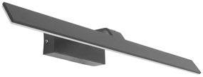 Φωτιστικό Τοίχου - Απλίκα Mirror 60516 58x15x6cm Led 1680lm 14W 4500K Grey GloboStar Μέταλλο