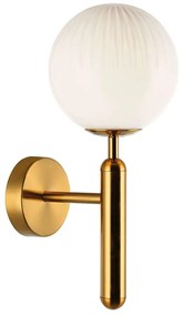 Φωτιστικό Τοίχου - Απλίκα Jolin 4259500 G9 Opal Viokef Metal, Glass