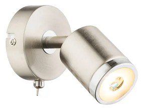 Απλίκα Globo Lighting Comore 56958-1 Νίκελ Ματ