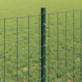 vidaXL Ενσωματωμένος Πόλος Φράχτη 5 pcs Πράσινο 100 cm