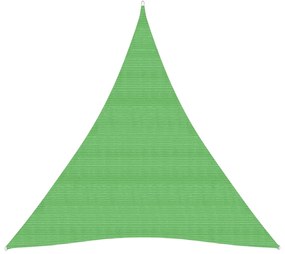 Πανί Σκίασης Ανοιχτό Πράσινο 5 x 6 x 6 μ. από HDPE 160 γρ./μ²