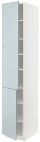 METOD ψηλό ντουλάπι με ράφια/2 πόρτες, 40x60x220 cm 094.797.61