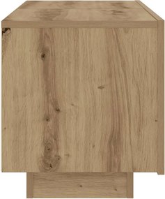 vidaXL Κομοδίνο τεχνίτης Δρυς 100x35x40 εκ. από Επεξεργασμένο Ξύλο