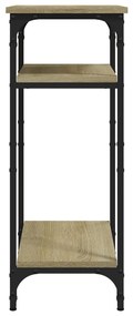 vidaXL Βοηθητικό Τραπέζι Sonoma Δρυς 40x30x75 εκ. Επεξεργασμένο Ξύλο