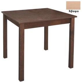Τραπέζι Ταβέρνας Κ/Π Λυόμενο Άβαφο Ξύλο 70x70x75cm
