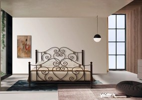 Κρεβάτι 126ΚΠ3 για στρώμα 160χ200 υπέρδιπλο με επιλογές χρωμάτων