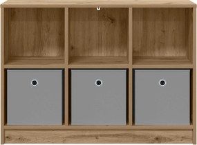 vidaXL Πλαϊνό γραφείο Artisan Oak 88,5 x 27,5 x 63,5 εκ