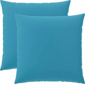 vidaXL Κάλυμμα Μαξιλαριού 2 pcs HEERLEN Γαλάζιο 60 x 60 cm Πολυεστέρας