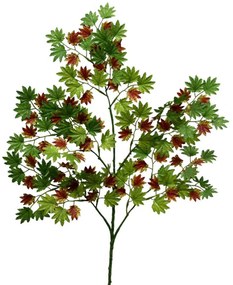 Τεχνητό Κλαδί-Φυτό Πλατανόφυλλο 00-00-3480 GREEN 65cm Green-Brown Marhome Synthetic