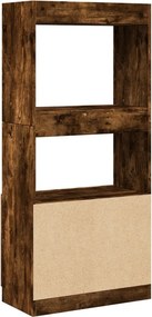 vidaXL Ντουλάπι Καπνιστή Δρυς 63x33x140 εκ. από Επεξεργασμένο Ξύλο