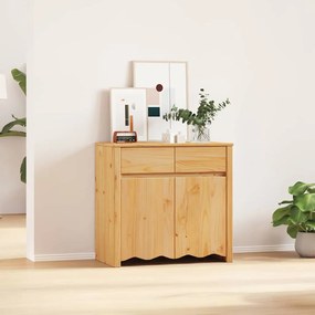 vidaXL Πλαϊνό γραφείο με συρτάρι Drammen Δρυς 79 x 43 x 75.5 εκ.