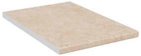 vidaXL Πάγκος Κουζίνας Μπεζ με Υφή Μαρμάρου 40x60x2,8 εκ Μοριοσανίδα