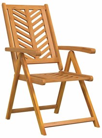 vidaXL Σέτ φαγητού για κήπο 5 pcs Καφέ 90 x 90 x 74 cm