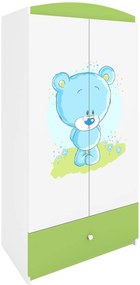 Ντουλάπα Babydreams Cartoon-Prasino-Teddy Bear