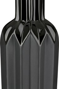 Βάζο Μπουκαλιού Κωνικό Κεραμικό Μαύρο D10X38Cm D10X38Cm