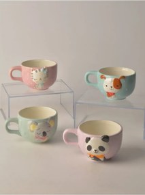 Stewehome Κούπα από κεραμικό με 3D φιγούρα χαριτωμένου ζώου