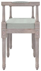 vidaXL Πάγκος Ανοιχτό Γκρι 110 x 40 x 70 εκ. Βελούδινος