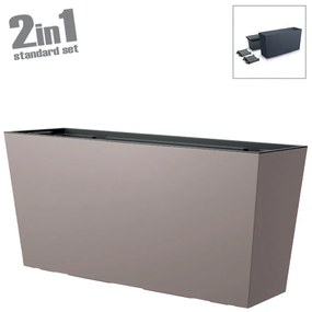 ΖΑΡΝΤΙΝΙΕΡΑ (2 ΣΕ 1) ΠΛΑΣΤΙΚΗ ΜΟΚΚΑ URBI CASE M - 77x23.5x40.6cm 3/33ΚΙΒ - 09-DUC800M-7529U