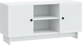 vidaXL Ντουλάπι TV 102 x 34,5 x 50 εκ. Λευκό Επεξεργασμένο Ξύλο