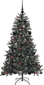 vidaXL Τεχνητό Χριστουγεννιάτικο Δέντρο με 150 LED Πράσινο 150 cm