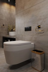 Χαρτοθήκη Χρυσή ASKISI 8x5x16