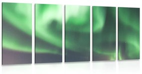 Εικόνα 5 μερών όμορφο πράσινο σέλας - 200x100