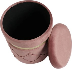 Υποπόδια DKD Home Decor 36 x 36 x 44 cm πολυεστέρας Βελούδο Ξύλο MDF