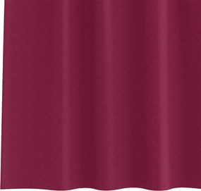 vidaXL Κουρτίνες Μαύρης Ύφανσης με Δαχτυλίδια 2 pcs Κόκκινο