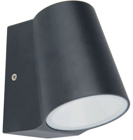 Φωτιστικό Τοίχου - Απλίκα Simore LG0509G 12x11,8cm Led 400lm 6W 3000K Dark Grey Aca