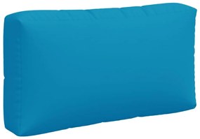 Μαξιλάρια Παλέτας 3 τεμ. Μπλε Υφασμάτινα - Μπλε