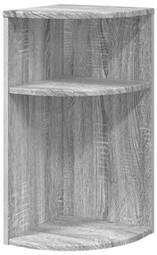 vidaXL End Table Γκρίζο Σονομα 29,6 x 29,6 x 60 εκ Επεξεργασμένο ξύλο