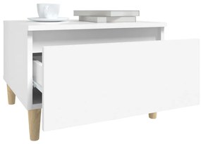 vidaXL Βοηθητικά Τραπέζια 2 τεμ. Λευκά 50x46x35 εκ. Επεξεργασμένο Ξύλο