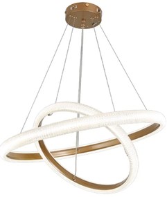 Φωτιστικό Οροφής 6102 Led Dimmable Φ60cm 6600Lm 60W 3CCT Gold Inlight