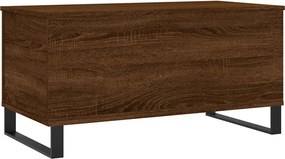 vidaXL Τραπεζάκι Σαλονιού Καφέ Δρυς 90x44,5x45 εκ. Επεξεργασμένο Ξύλο