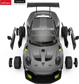 ΤΗΛΕΚΑΤΕΥΘΥΝΟΜΕΝΟ RASTAR PORSCHE 911 GT2 1:18 KIT  ΓΚΡΙ