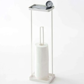 Βάση Χαρτιού Επιδαπέδια Με Δίσκο YMZK7739 16x12x52cm White Yamazaki Ατσάλι