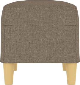 vidaXL Πάγκος Taupe 70 x 35 x 41 εκ. Υφασμάτινος