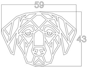 Διακοσμητικό τοίχου Dog