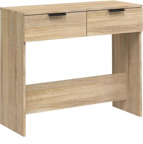vidaXL Τραπέζι Κονσόλα Sonoma Δρυς 90x36x75 εκ. Επεξεργασμένο Ξύλο