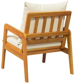 vidaXL Καρέκλες Κήπου  2 τεμ 59.5x65x71.5 εκ Μασίφ Ξύλο Ακακίας