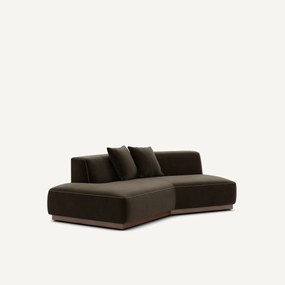 Γωνία καναπέ αριστερή από βελούδο, JACOPO