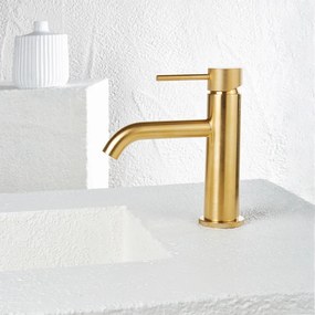 Armando Vicario Industrial Brushed Gold 512010 – Μπαταρία νιπτήρα χρυσή